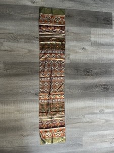 Betmar Italy Women's Scarf Metallic Foil Shimmer Scroll Design Women’s Vintage