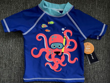 NWT Gymboree Splish Splash Rash Guard Boy's Size 12-18 Months Retails 36.95