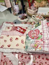 Luxury Handmade Junk Journal –Custom Strawberry Shortcake Inspired | Art Journal