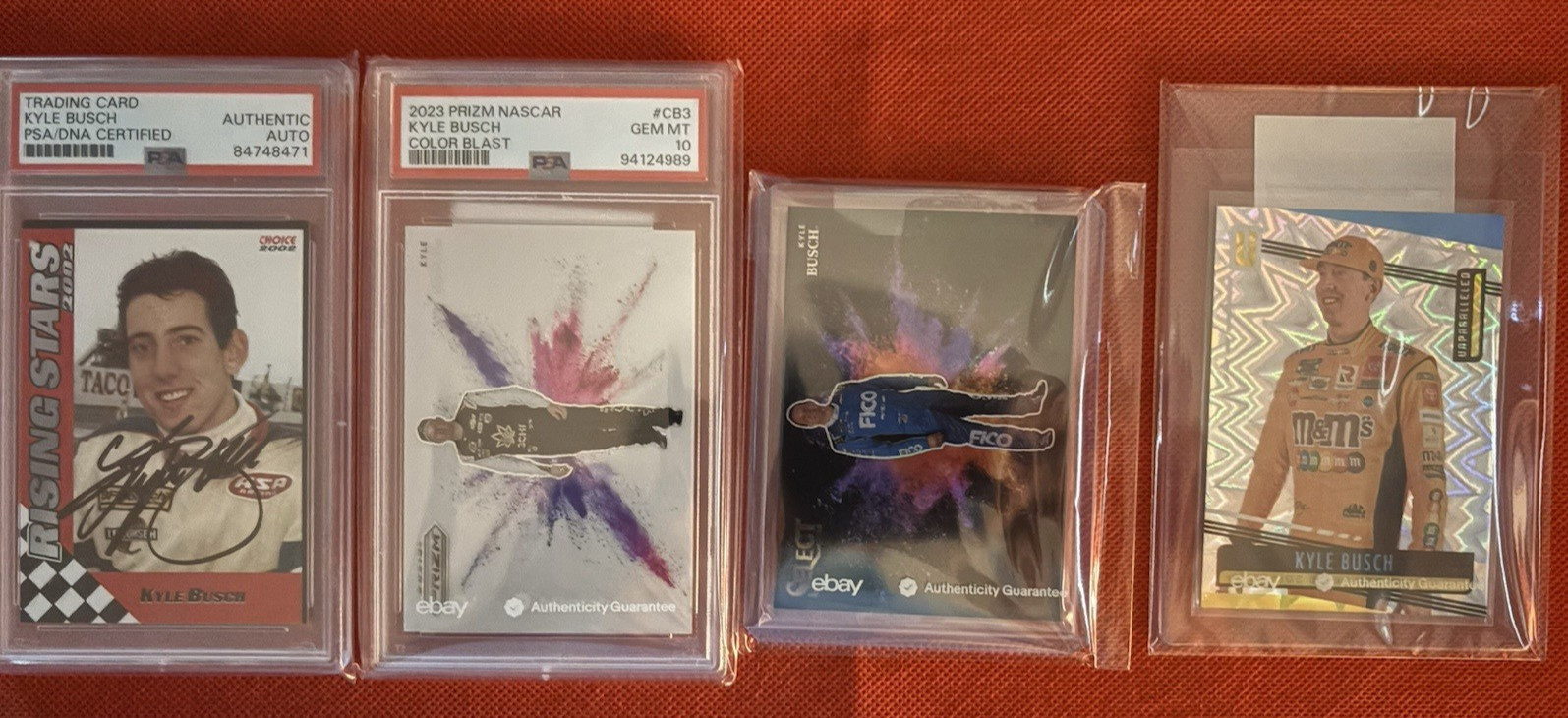 Panini Nascar Racing Kyle Busch Card Lot Of 4 view 1