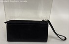 Kate Spade Black Pebbled Leather Double Zip Wristlet Wallet Gold Hardware — photo 5