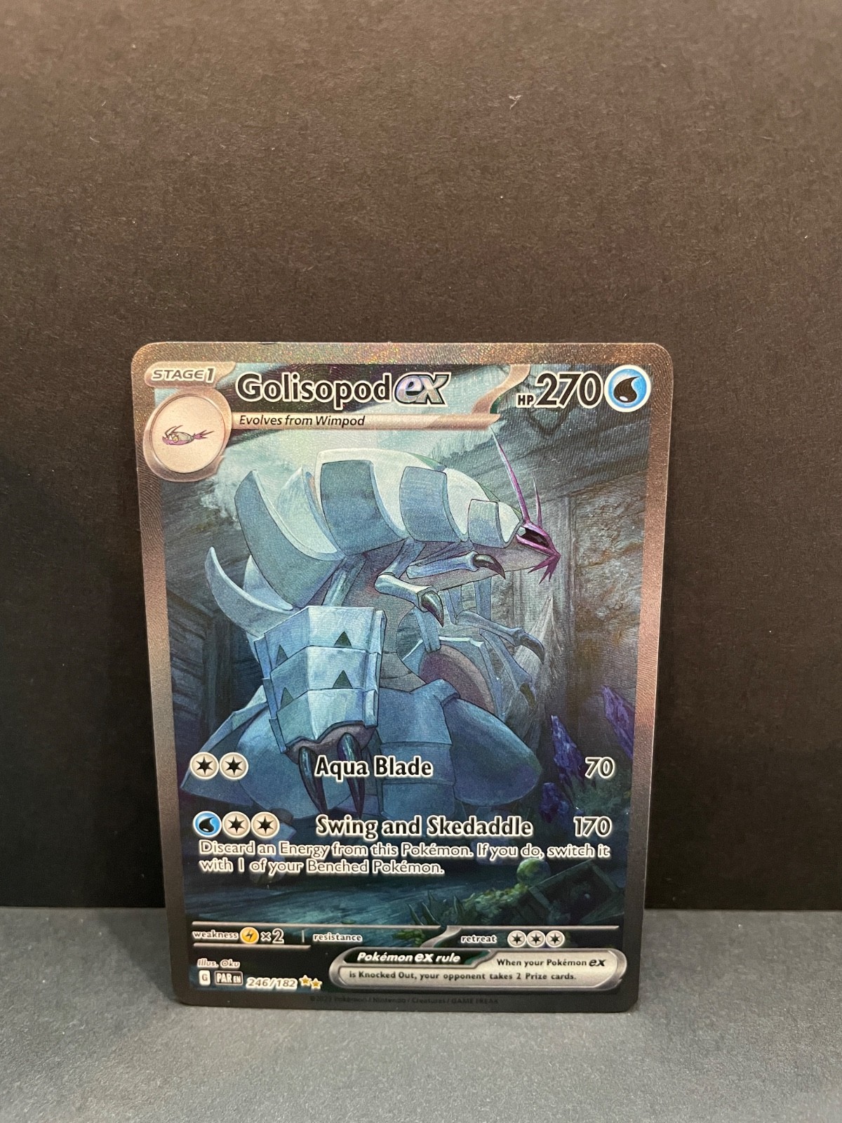Golisopod ex 246/182 Sv04: Paradox Rift Holo -Pokemon Card NM-