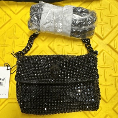 KURT GEIGER Mini Party Black Crystal Cross Body Shoulder Bag BNWT
