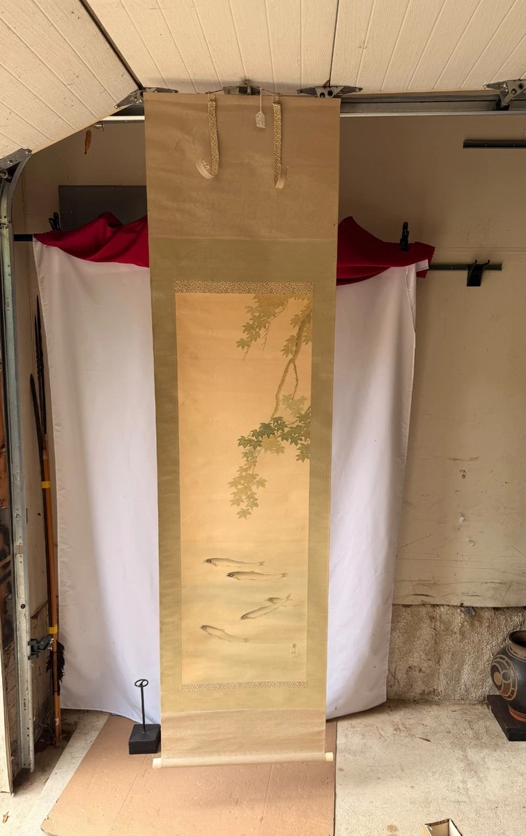 Vintage Original Post - 1940 Antique Japanese Paintings & Scrolls