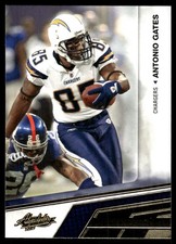 Antonio Gates 2010 Panini Absolute Memorabilia #79 Chargers NFL READ FREE SHIP