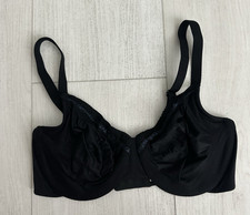 Wacoal 855213 Perfect Primer Full Figure Underwire Bra Sz 34D Black