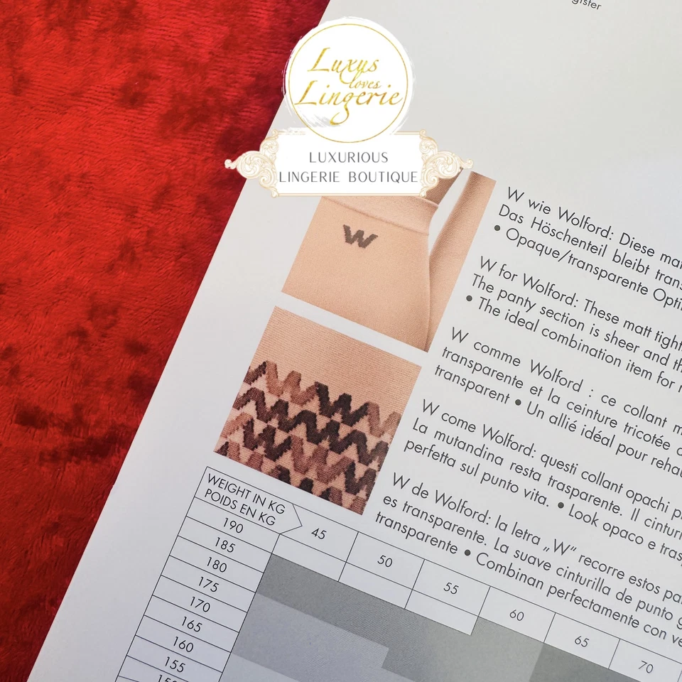 Logo Tights by Wolford S Small Black Transparent Matte Design - Image 4 of 4