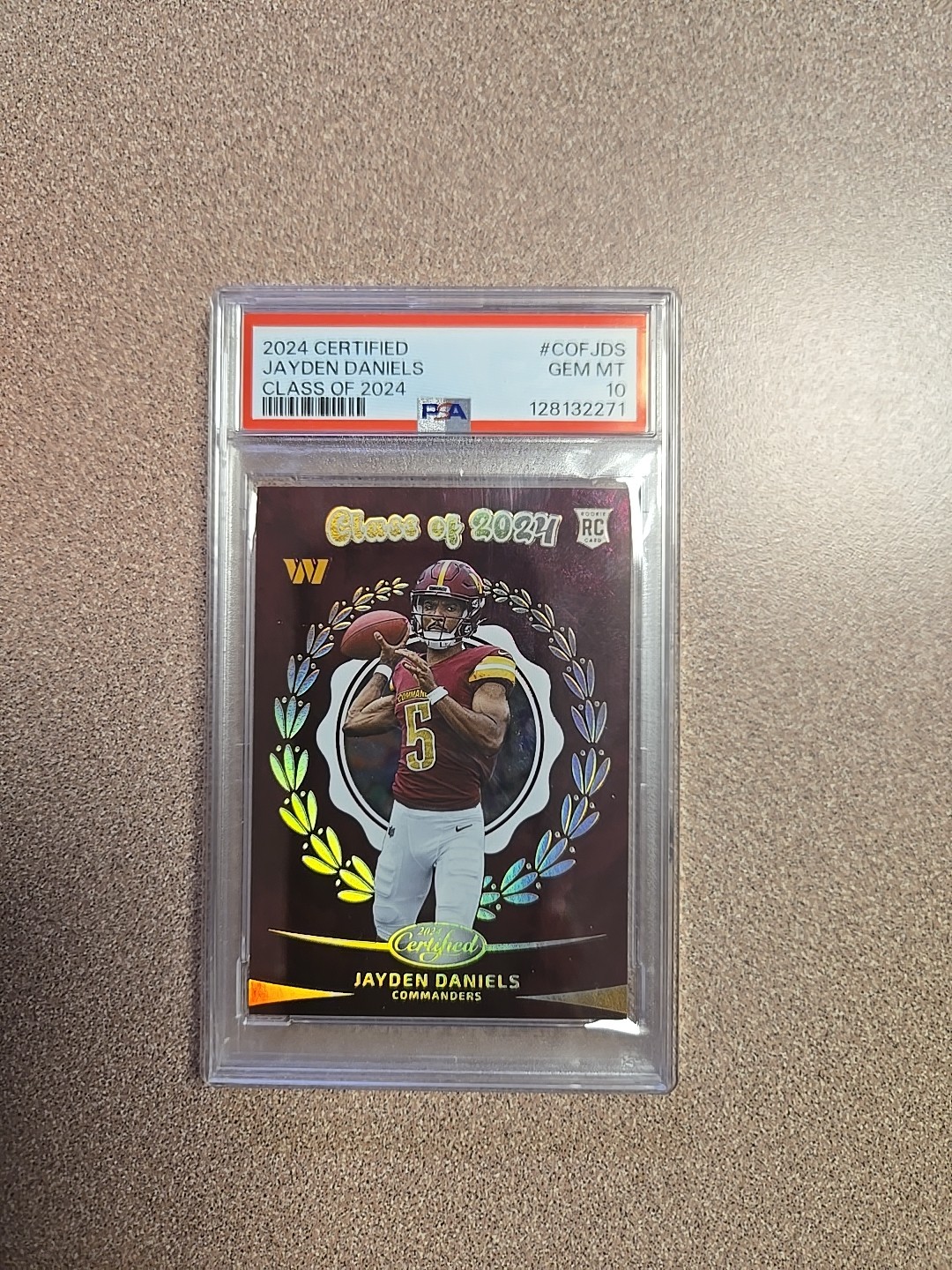 2024 Panini Certified - Jayden Daniels - SSP Case Hit - Class of 2024 [Pop 5]