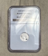 2008-W $10 Early Releases 1/10 OZ Platinum Eagle Proof NGC PF70 4799.50 per troy oz