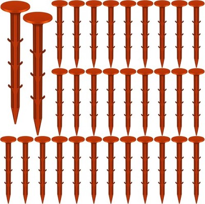 32 Pcs Garden Stakes Survey Markers Low Profile Survey Stakes Plastic Property L