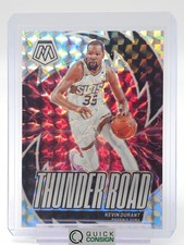 KEVIN DURANT 2023-24 MOSAIC THUNDER ROAD SILVER PRIZM #17 PHOENIX SUNS Q0014