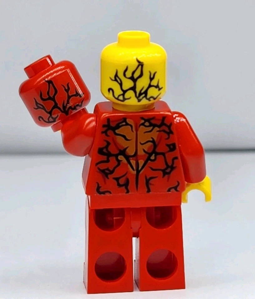 LEGO® Cabeza Carnicería Amarilla Error Impresión Error Veneno Impresión Prototipo Foto 2 de 2