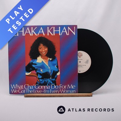 Chaka Khan What Cha' Gonna Do For Me 12'' Single Vinyl Record LV 48 - EX/VG+