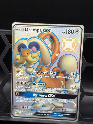 Drampa GX SV80/SV94 Shiny Ultra Rare Hidden Fates Shiny Vault Pokemon Holo NM