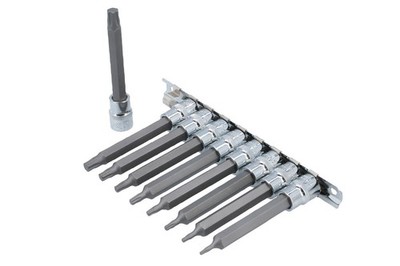 Laser Tools Long Series Torx Plus� Socket Bit Set 3/8 ''D 9pc 8482