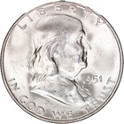 1951-S 50c Franklin Half Dollar ~ Uncirculated