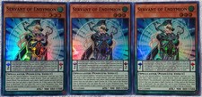 Yugioh 3x Servant of Endymion OP12-EN008 Super Rare Near Mint Playset