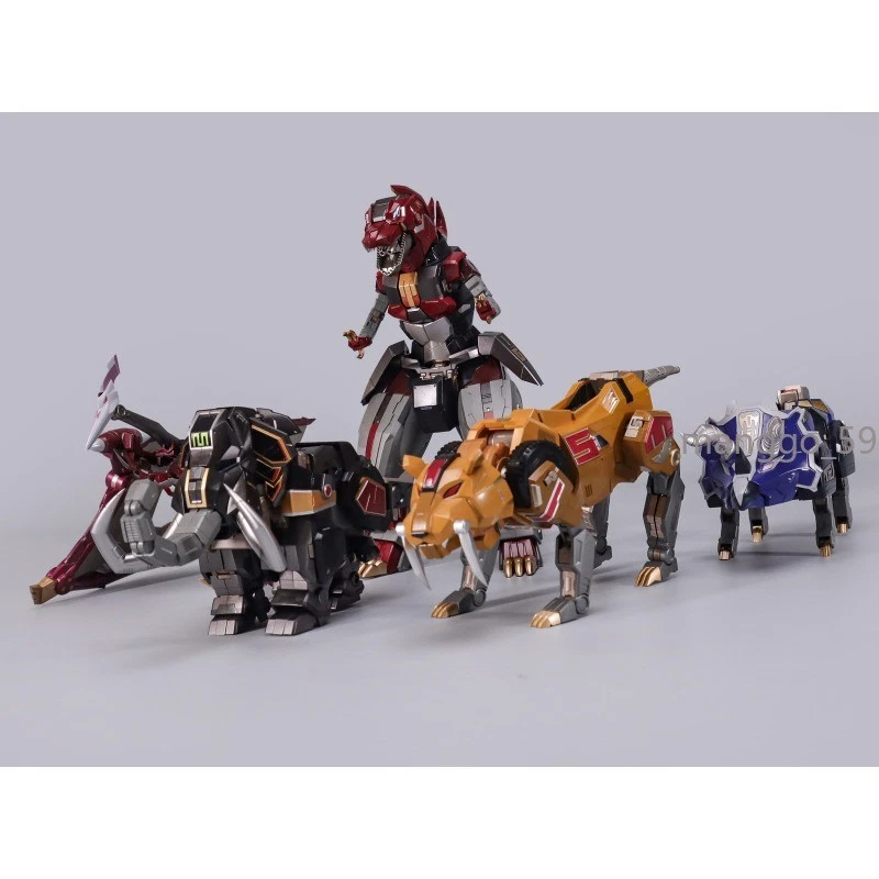 En stock Nuevo Modelo Explosión ZL-01 Megazord Figura de Acción Juguete Combinado 25cm Regalo Foto 2 de 4