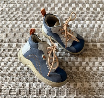 ECCO Lace-up Leather High Top Sneakers - Kids US 4 / EU 19 Infant Toddler