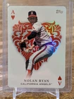Nolan Ryan 2023 Topps Update All Aces Angels #AA-51 Ace Of Hearts Red