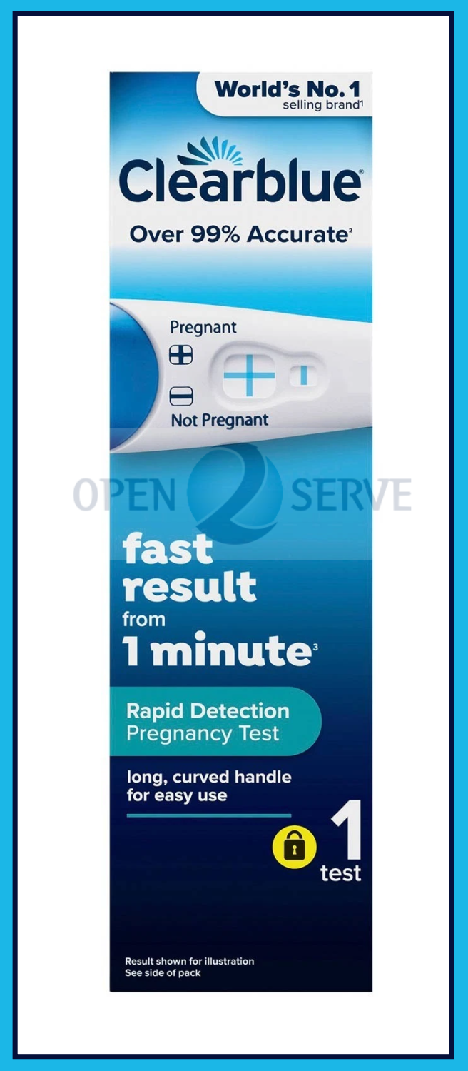 Clearblue Pregnancy Test Rapid Detection Tests Result in 1 Minute - 1 Test