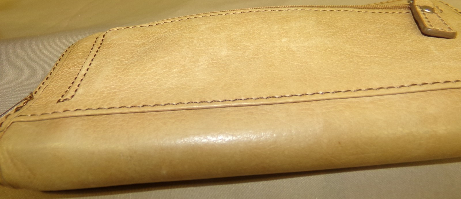 Fossil Multicolor Patchwork Leather Zip Clutch Bo… - image 5