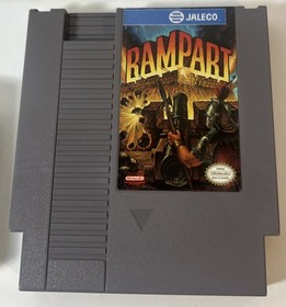 Rampart NES Nintendo Game w/ Manual & Dust Sleeve Authentic Tested