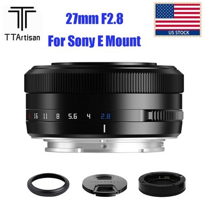 Open box TTArtisan AF 27mm F2.8 Auto Focus Camera Lens for Sony E-Mount Camera