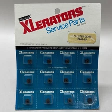 VTG Aurora XLERATORS Cluster Gear ‘73 FULL DISPLAY CARD #2762 - NOS