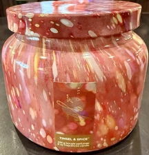 Capri Blue Tinsel & Spice Candle 20 oz Anthropologie Exclusive Holiday Jar
