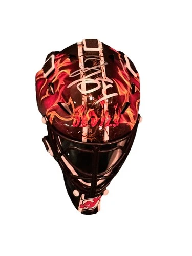 Jake Allen Hand Signed New Jersey Devils Mini Goalie Helmet Mask NHL Goalie