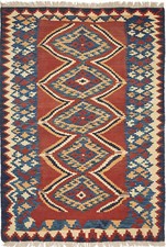 Kashgai Kelim Handweb Handgewebt Teppich Kelim Wohnzimmer Schurwolle #Neu#Neu