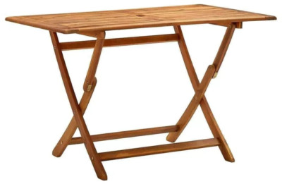 Eleganter Terrassen-Gartentisch Outdoor Holz Esszimmer Klapptische Rechteck Zuhause, UK