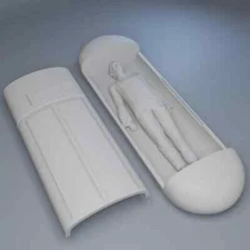 Star Trek Wrath of Khan - Spock Burial Photon Torpedo 1/32 3D Printed RELIANT