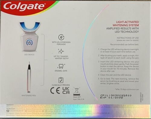 Sistema de blanqueamiento dental blanco luminoso Colgate Max - Imagen 2 de 3
