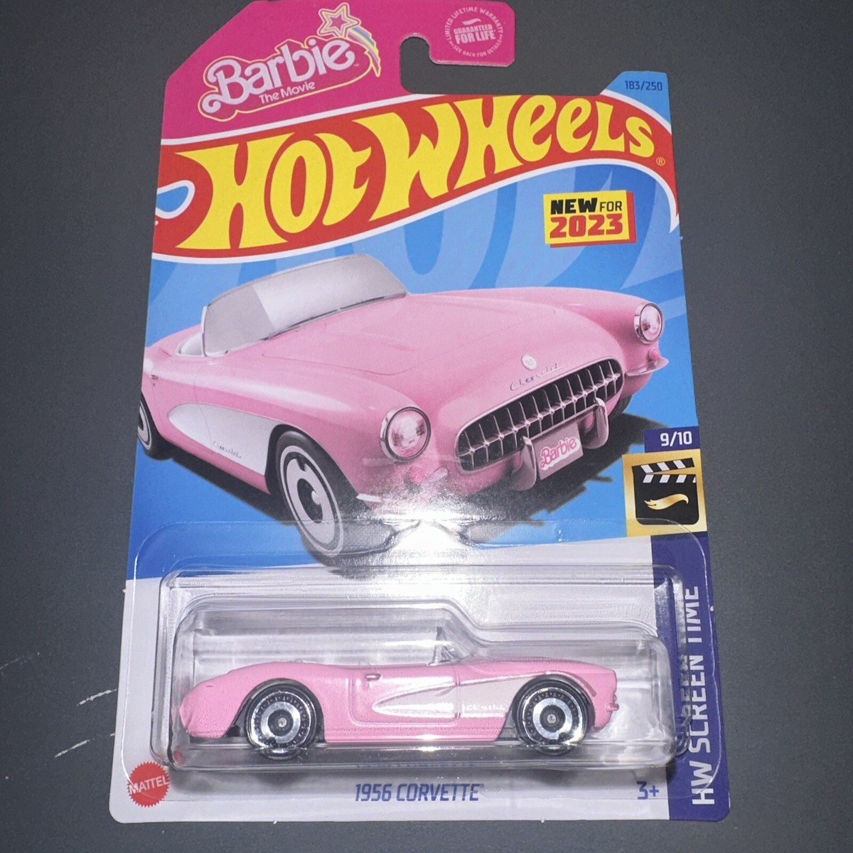 2023 Hot Wheels HW SCREEN TIME 9/10 1956 Corvette 183/250 (Barbie