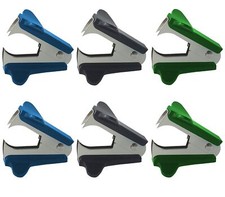 Staple Remover 6-Pack Assorted Colors 3