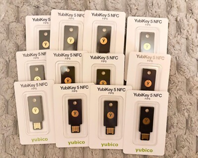 Yubico  YubiKey 5 NFC Fips Two Factor Authentication USB and NFC Security Key