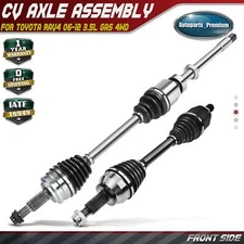 2Pcs Front Left & Right CV Axle Assembly for Toyota RAV4 2006-2012 3.5L GAS 4WD