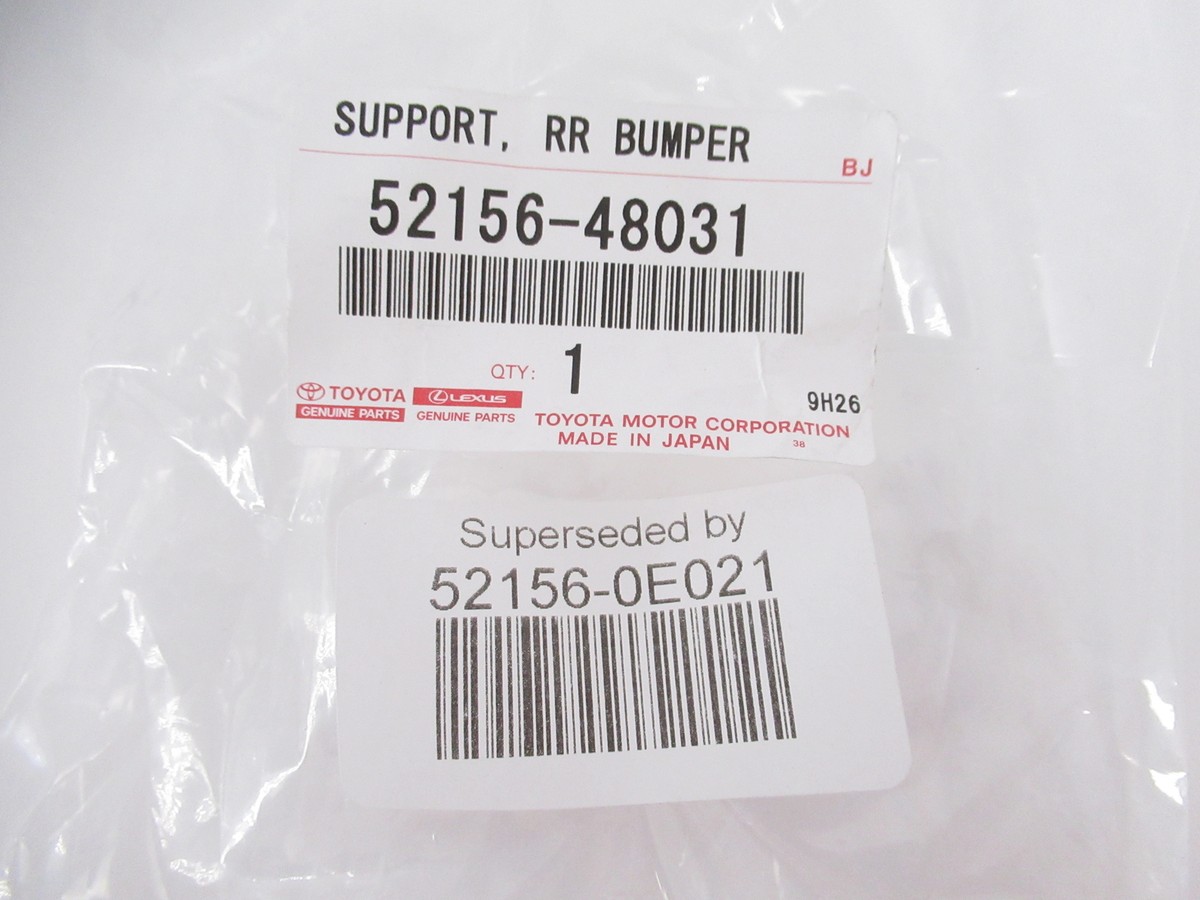 Genuine OEM Toyota Lexus 52156-0E021 Driver Rear LH Bumper Side