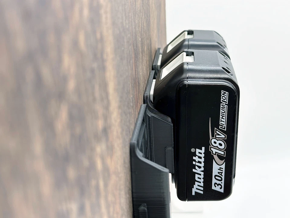 Makita Akkuhalter Wandhalterung Halterung Akku Halter 18V 14,4V - erweiterbar - Bild 4 von 4