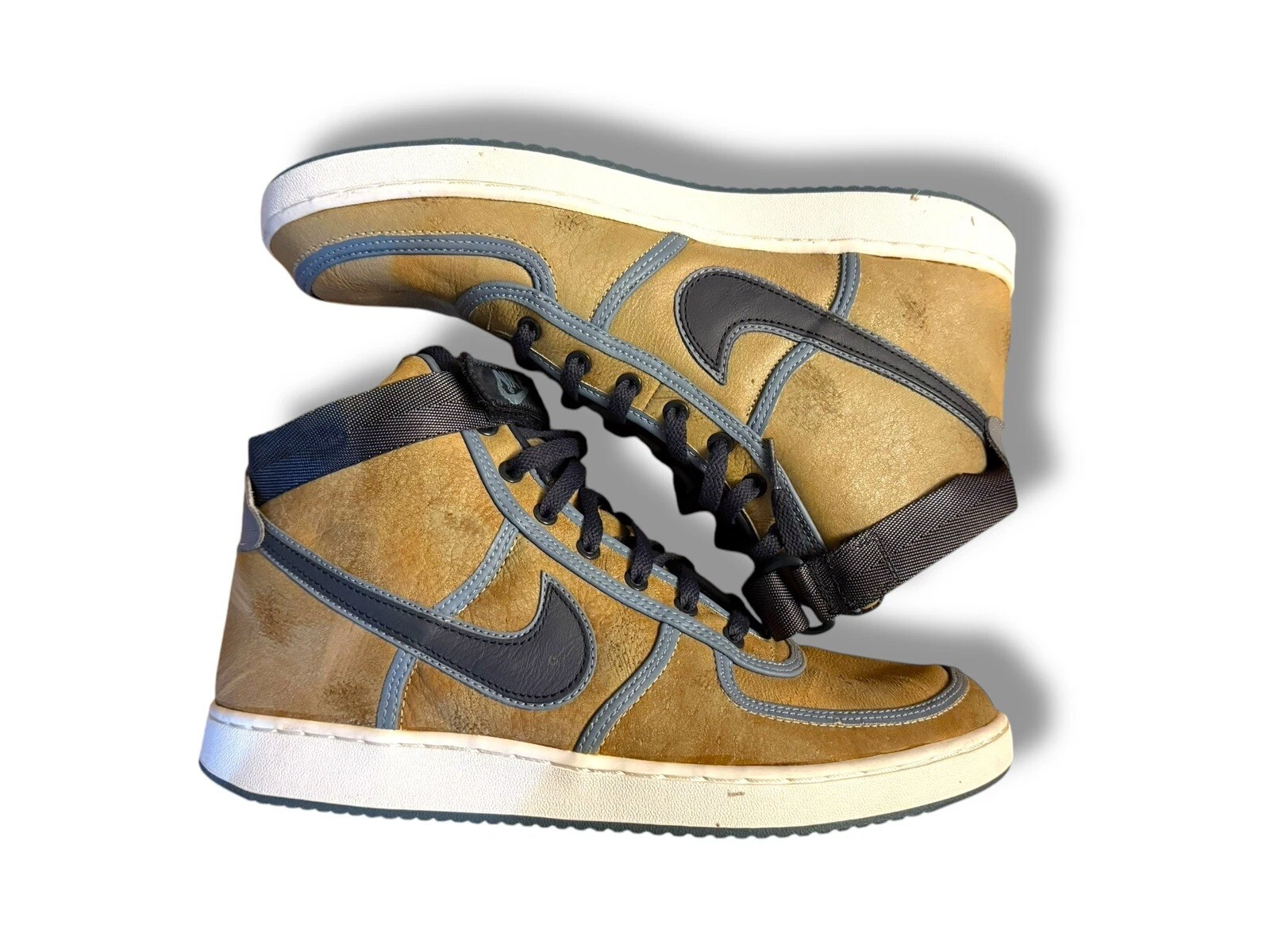 Nike vandal high supreme homme taille 13 sable bleu foncé gris 307815 201