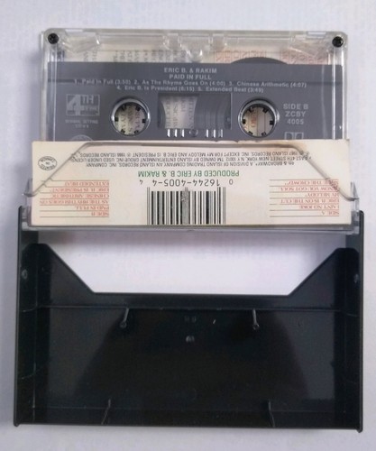 Erik B. & Rakim - Paid in Full ~ Original Cassette Tape - Signed ~ Autograph - Picture 3 of 3