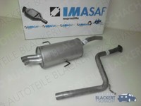 Imasaf Auspuffset Ab Kat für Alfa 156+Sportwagon 2.4JTD 2003-2006 | MSD + ESD