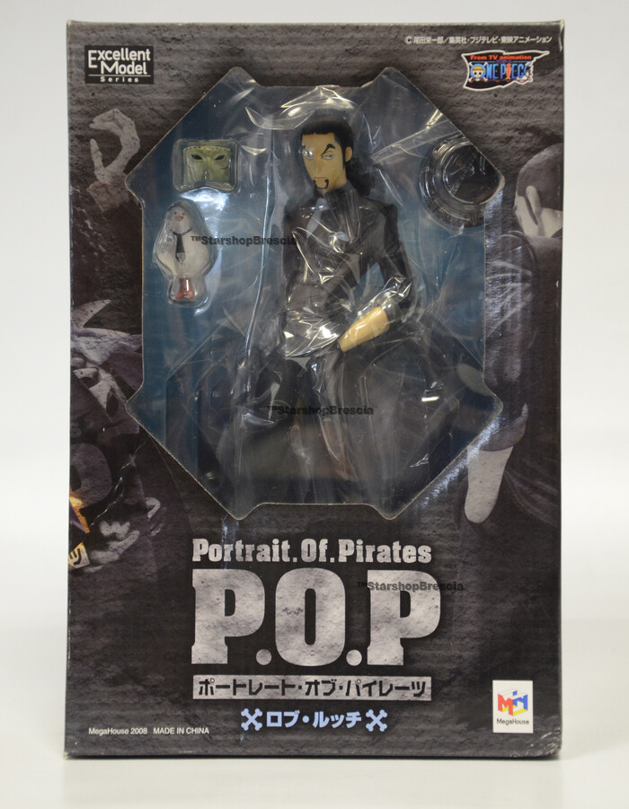 Figurine One Piece – Rob Lucci 1/8 PVC – P.O.P MegaHouse N°9 – Neuf