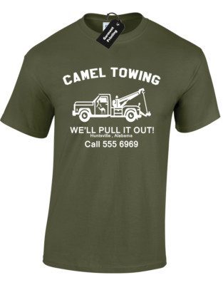 CAMEL TOWING MENS T SHIRT FUNNY JOKE NOVELTY RUDE DESIGN GIFT PRESENT TOP NEW