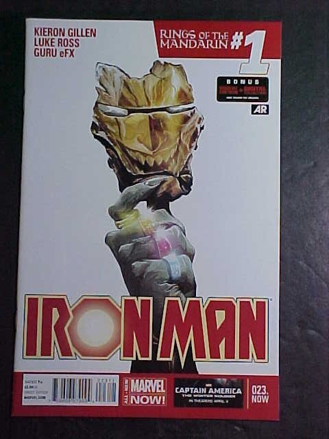 IRON MAN #23! RINGS OF THE MANDARIN PT. 1! NM 2014 MARVEL