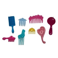 Doll Brushes Combs Accessories Lot 8 Pc