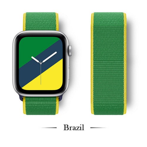 Correa de nailon 38-49 mm para Apple Watch Series Ultra 9 8 7 bandera nacional - Imagen 45 de 46