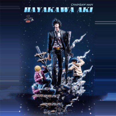 Rain Studio Chainsaw Man Hayakawa Aki Resin Statue in stock H35cm